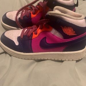 Air Jordan’s multi color normal wear no tear